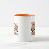 Mug Chute Vibes Mug, Saison Citrouille, Retro Fall Doo (Centre)