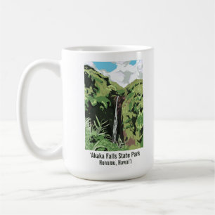 Mug Chutes Akaka Hawaï Paysage Tropical