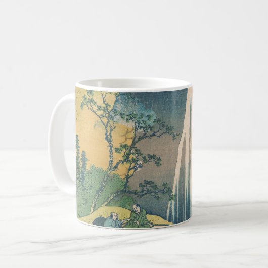 Mug Chutes d'Amida d'Hokusai Japon Cascade (Devant gauche)