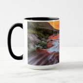 Mug Chutes de courant continu | Parc national du Glaci (Gauche)