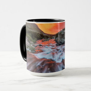 Mug Chutes de courant continu Parc national du Glaci