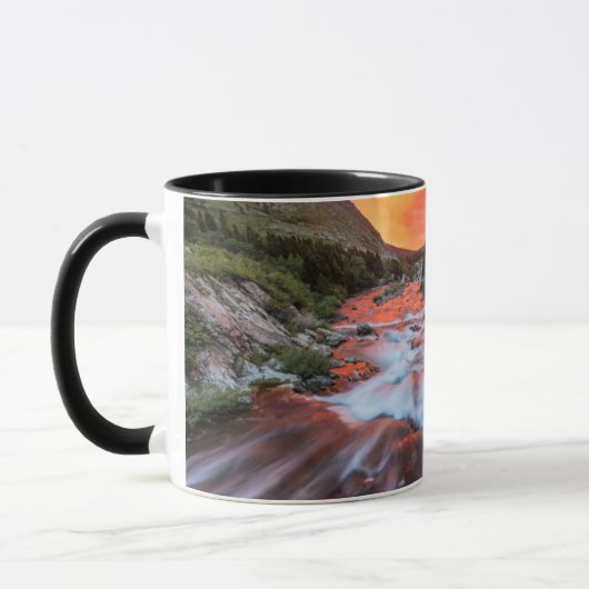Mug Chutes de courant continu | Parc national du Glaci (Gauche)