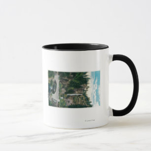 Mug Chutes de Multnomah avec pont Benson et route