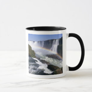 Mug Chutes d'Iguassu, État du Paraná, Brésil. Vue aéri