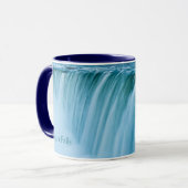 Mug Chutes du Niagara avec le texte (Devant gauche)