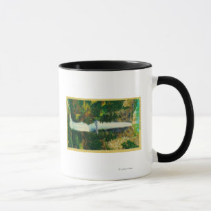 Mug Chutes Multnomah et pont de pied Benson