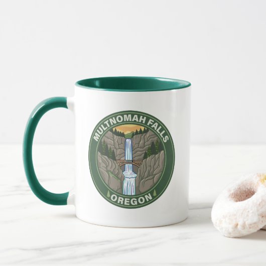 Mug Chutes Multnomah Oregon (Avec donut)