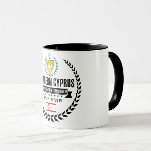 Mug Chypre du Nord (Devant droit)