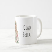 Mug Ciao Bella (bonjour belle) (Devant droit)