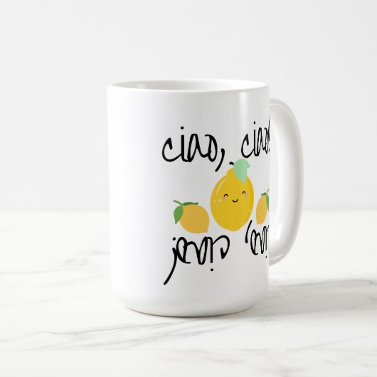 Mug Ciao, Ciao ! (Devant droit)