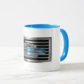 Mug CIB avec l'étoile de combat (Devant droit)