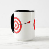Mug Cible avec flèche (Devant gauche)