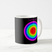 Mug Cible de l'amour – Art de la fierté (Devant droit)