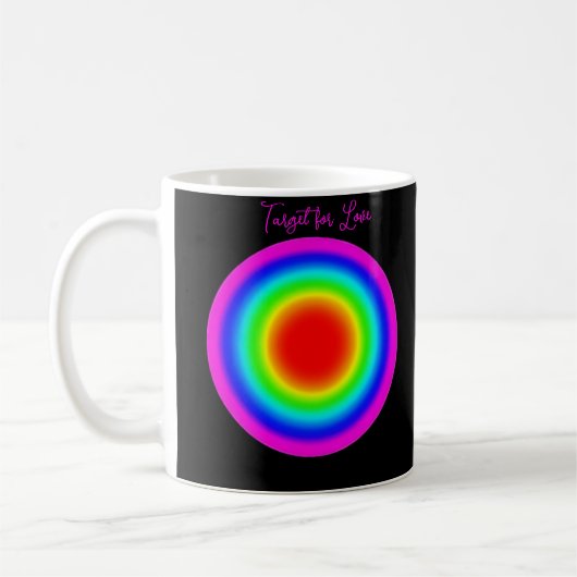 Mug Cible de l'amour – Art de la fierté (Gauche)