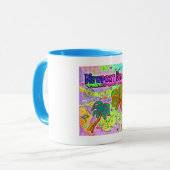 Mug cible de vacances de Newport Beach (Devant gauche)