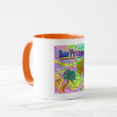 Mug cible de vacances de San Francisco (Devant gauche)