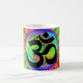 Mug Cible Tie-dye avec symbole Om (Centre)