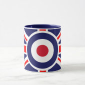 Mug Cible Union Jack Mods Angleterre (Centre)