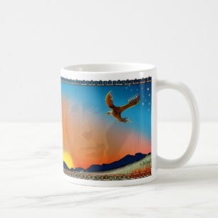 Mug Cibola au coucher du soleil