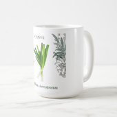 Mug Ciboulette — Allium schoenoprasum (Devant droit)