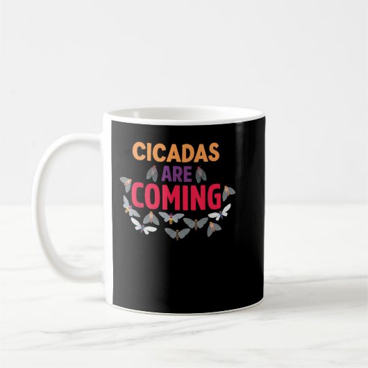 Mug Cicadas arrive Brood X essaim usa Insect cicad (Gauche)