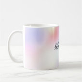 Mug Ciel arc-en-ciel rose unicorne violet (Gauche)