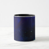 Mug Ciel bleu de minuit avec des étoiles (Centre)