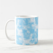 Mug Ciel bleu et art Cloud personnalisés (Gauche)