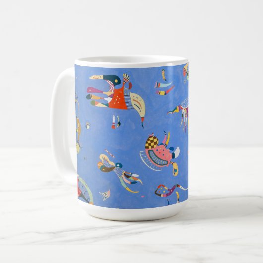 Mug Ciel bleu | Kandinsky | (Devant gauche)