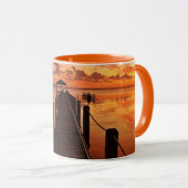 Mug Ciel de coucher du soleil (Devant droit)