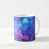 Mug Ciel de nuit de l'aquarelle de Galaxy. (Devant droit)