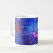 Mug Ciel de nuit de l'aquarelle de Galaxy. (Devant gauche)