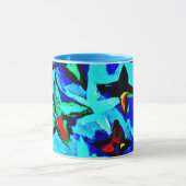 Mug Ciel de nuit étoilé bleu. Commandez dès maintenant (Centre)