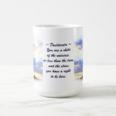 Mug Ciel d'élément d'air de DESIDERATA (Centre)