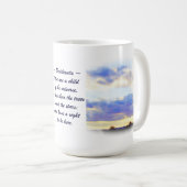 Mug Ciel d'élément d'air de DESIDERATA (Devant droit)