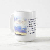 Mug Ciel d'élément d'air de DESIDERATA (Devant gauche)