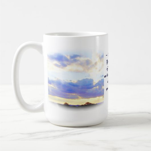 Mug Ciel d'élément d'air de DESIDERATA (Gauche)