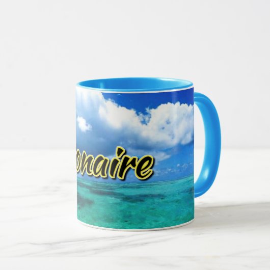 Mug Ciel marin de Bonaire (Devant droit)