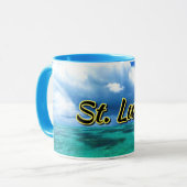 Mug Ciel marin de Sainte-Lucie (Devant gauche)
