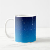 Mug Ciel nocturne étoilé bleu profond (Gauche)