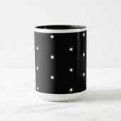 Mug Ciel nocturne, étoiles blanches à minuit, (Centre)