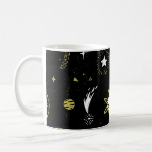 Mug Ciel nocturne : motif cosmique sans soudure.