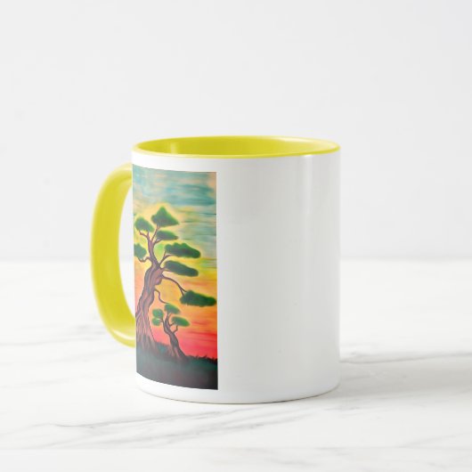 Mug Ciel orange vif (Devant gauche)