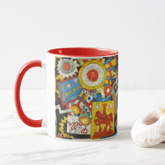 Mug Ciel par Marsden Hartley, Expressionnisme Ancien (Avec donut)