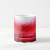 Mug Ciel rouge arbre Abstrait (Centre)