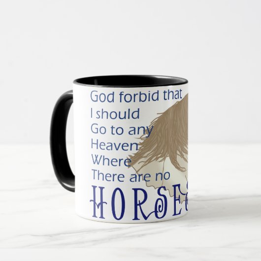 Mug Ciel sans chevaux (Devant gauche)