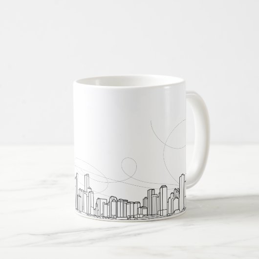 Mug Ciel urbain (Devant droit)