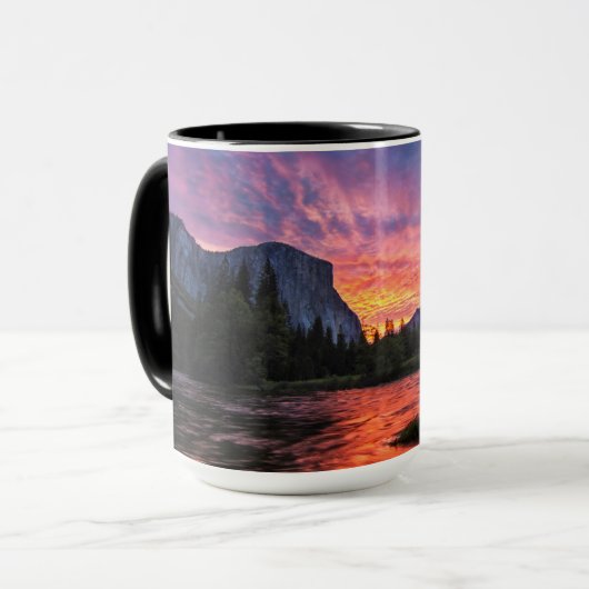 Mug Ciel vibrant | Yosemite Valley (Devant gauche)