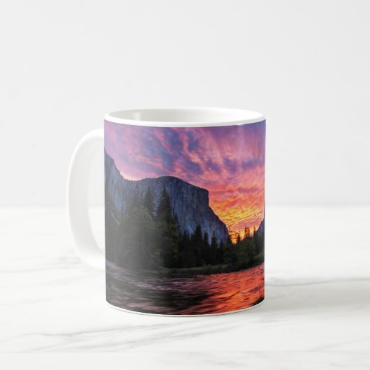 Mug Ciel vibrant | Yosemite Valley (Devant gauche)