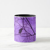 Mug Ciel Violet Corbeau Noir (Centre)